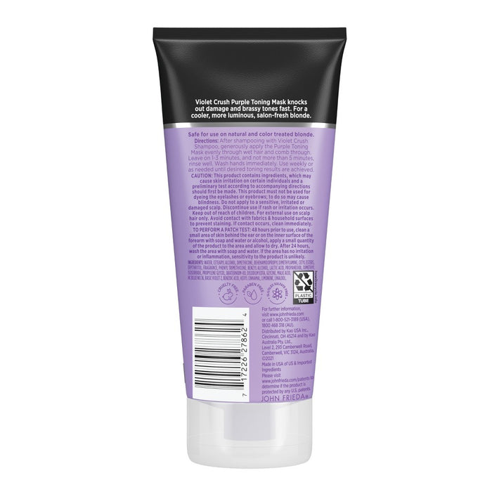 John Frieda Violet Crush for Blondes Toning Mask - 6 fl oz