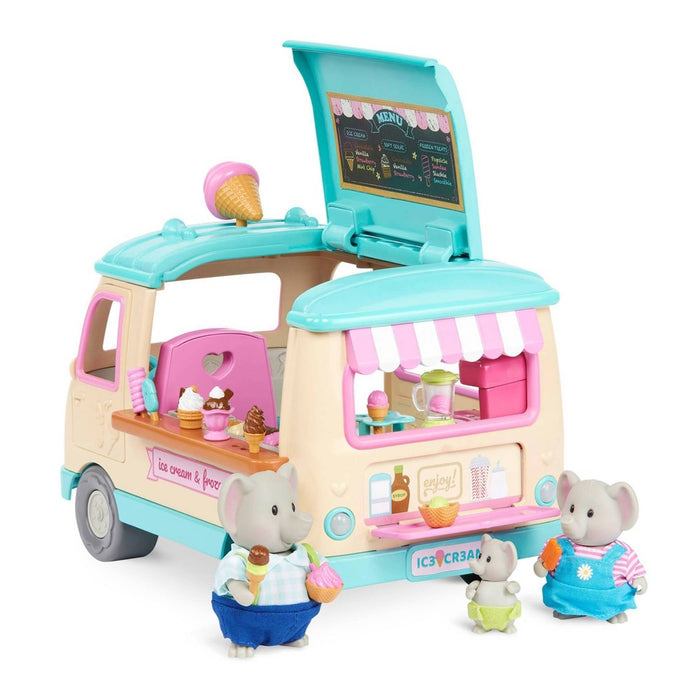 Li'l Woodzeez Scoops Ice Cream Truck Playset