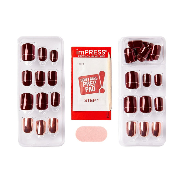 imPRESS Press-On Manicure Fake Nails - At the After Party - 33ct