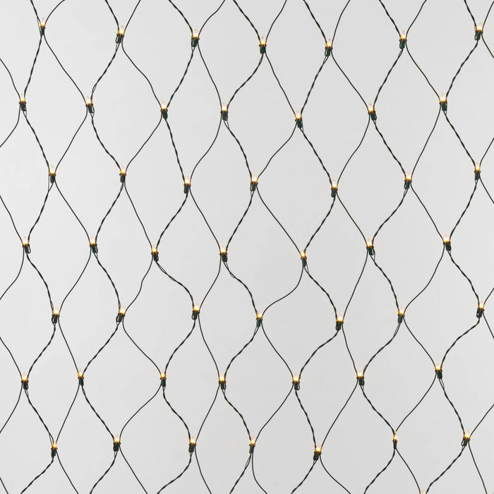 150ct 4'x6' Incandescent Mini Christmas Net Lights with Clear with Green Wire - Wondershop