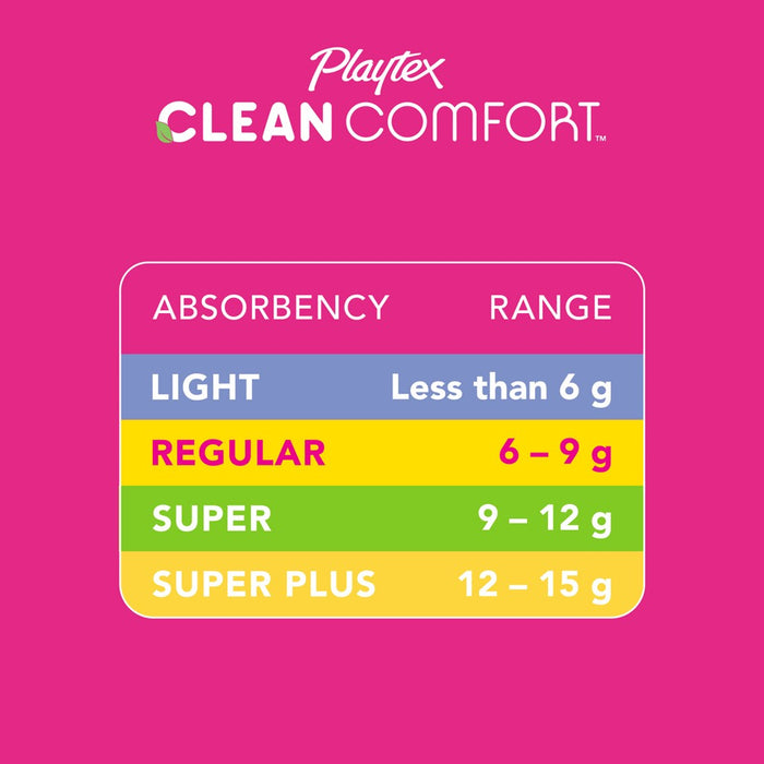 Playtex Clean Comfort Organic Tampons - Super - 30ct