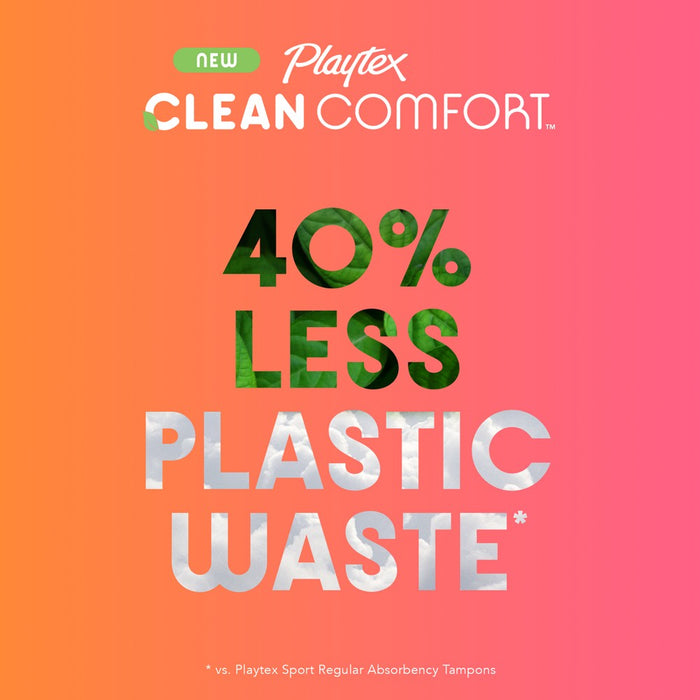 Playtex Clean Comfort Organic Tampons - Super - 30ct