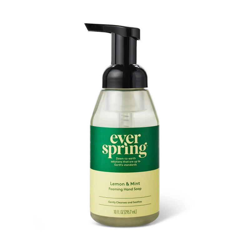 Lemon & Mint Foaming Hand Soap - 10 fl oz - Everspring