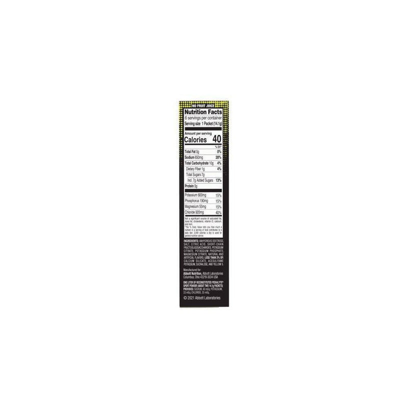 Pedialyte Sport Electrolyte Powder - Lemon Lime - 6ct/0.6oz