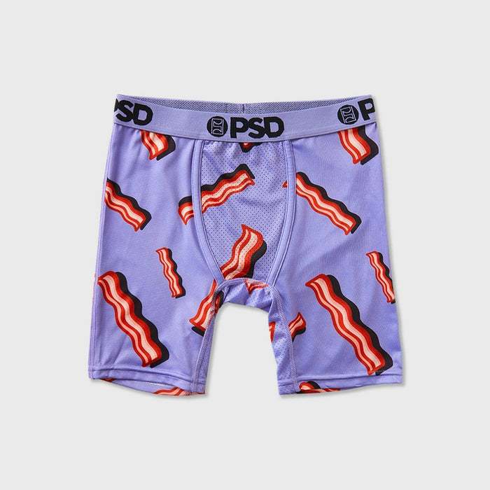 PSD Boys' 2pk Pizza Bacon Underwear - Purple/Aqua Blue L