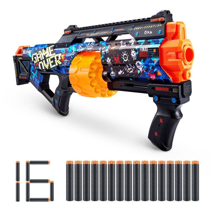 X-Shot SKINS Last Stand Dart Blaster - Game Over by ZURU (LOCAL PICKUP ONLY)