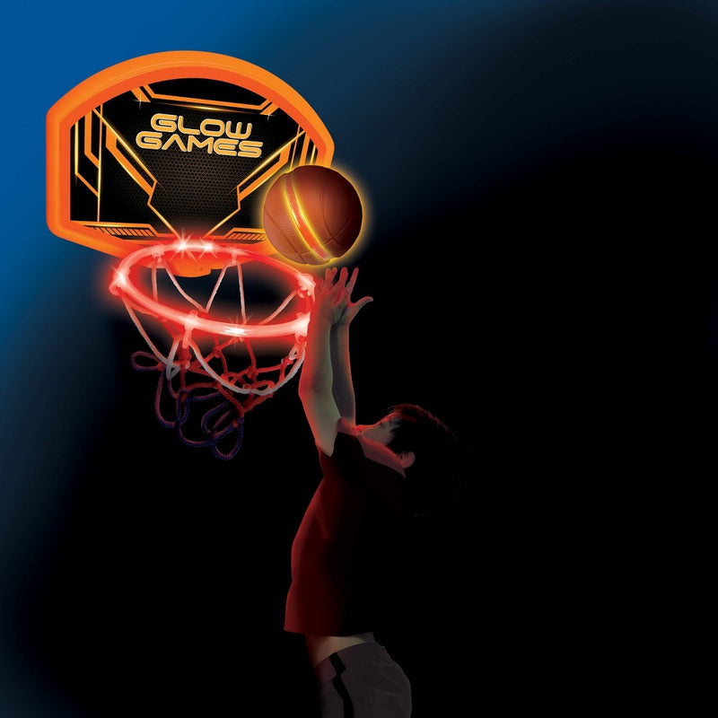 Glow Games Jr. LED Basketball Game with Ball - 2pc