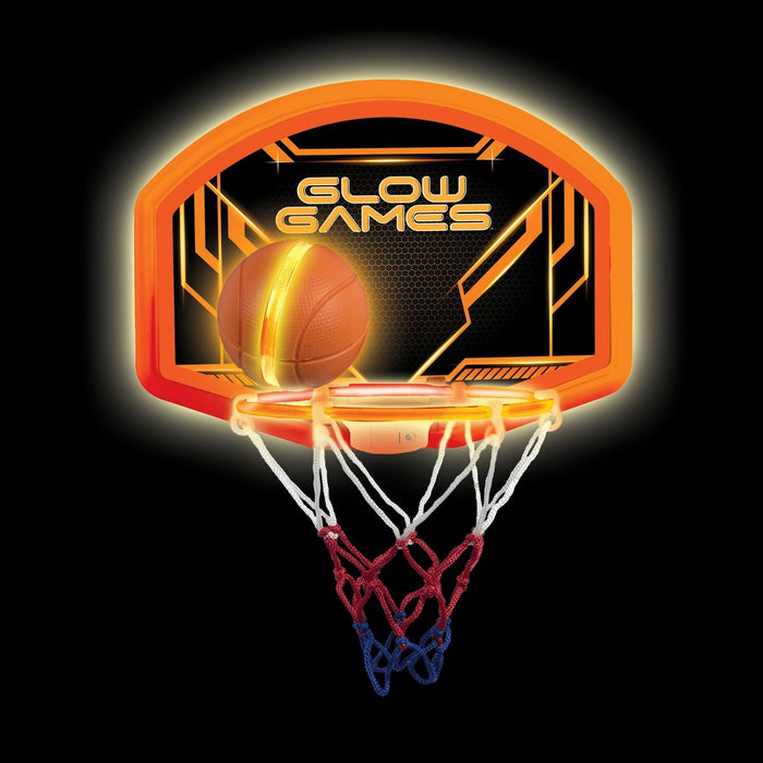 Glow Games Jr. LED Basketball Game with Ball - 2pc