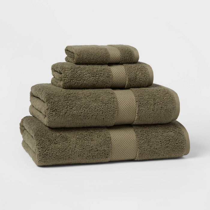 Performance Plus Oversized Bath Towel Dark Green - Threshold