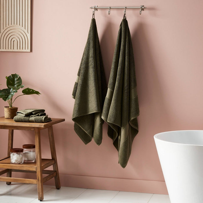 Performance Plus Oversized Bath Towel Dark Green - Threshold