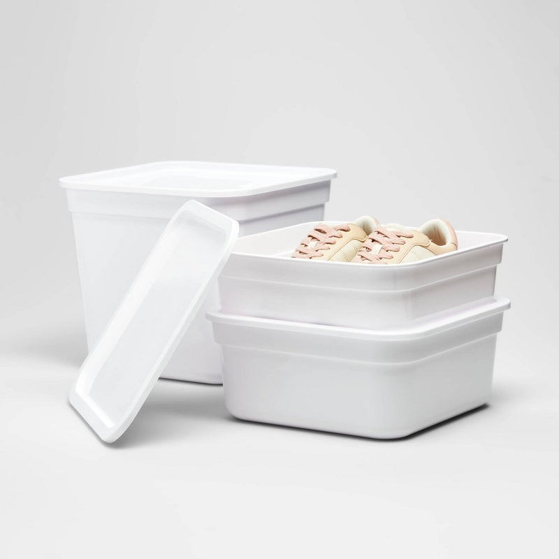 Large Modular Storage Box White Opaque - Brightroom