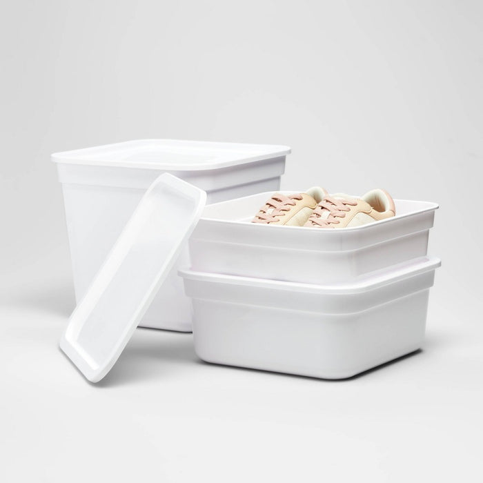 Large Modular Storage Box White Opaque - Brightroom