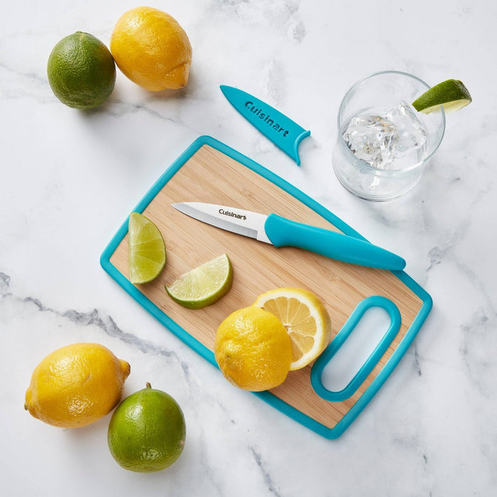 Cuisinart 3pc Dual Sided Cutting Board and Cutlery Set - CBB-PBSM2