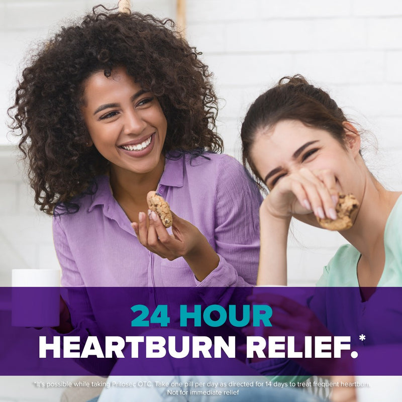 Prilosec OTC Omeprazole 20mg Delayed-Release Acid Reducer for Frequent Heartburn Tablets - 14ct