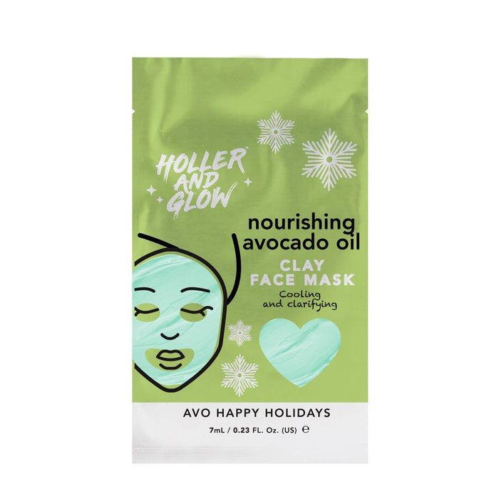 Holler and Glow Clay The Holidays Clay Masking Gift Set - 6pc