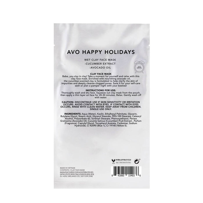 Holler and Glow Clay The Holidays Clay Masking Gift Set - 6pc