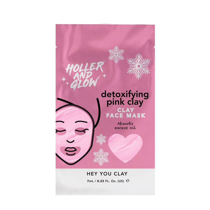Holler and Glow Clay The Holidays Clay Masking Gift Set - 6pc