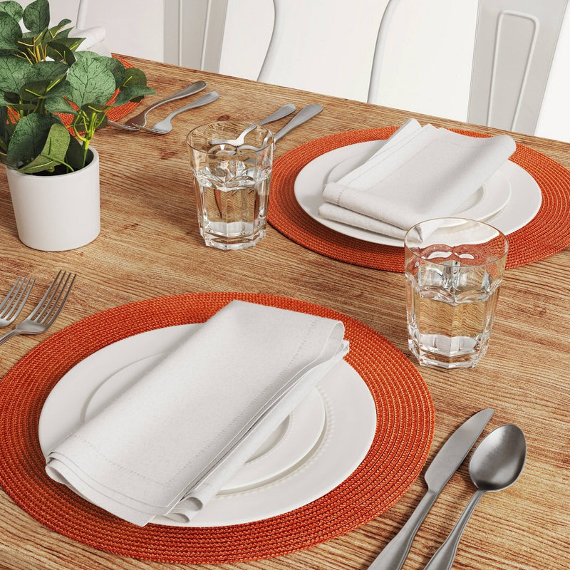 Polyround Charger Placemat Orange - Threshold