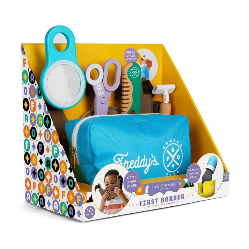 FAO Schwarz Toy Wood Grooming Kit