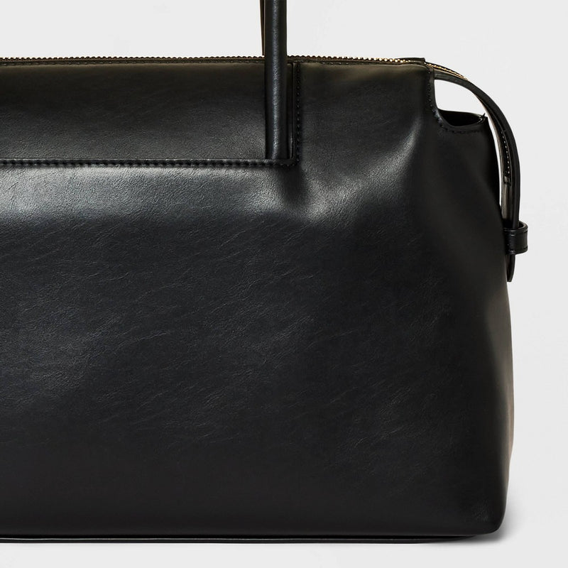 East West Bowler Shoulder Handbag - A New Day Black