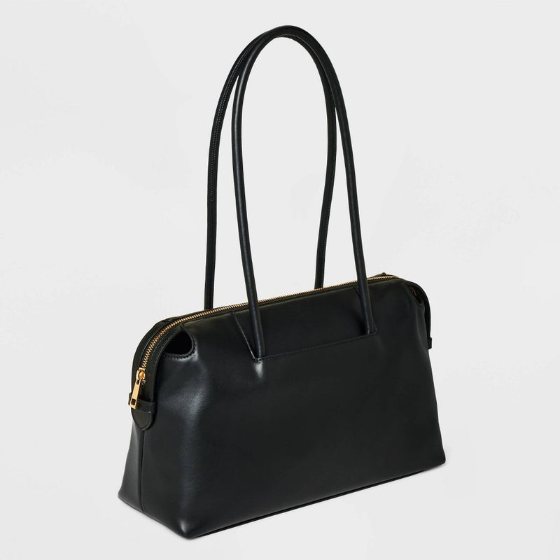 East West Bowler Shoulder Handbag - A New Day Black