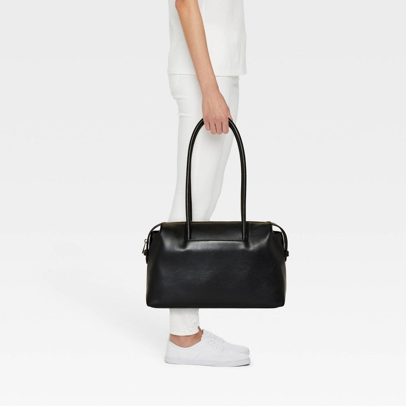 East West Bowler Shoulder Handbag - A New Day Black