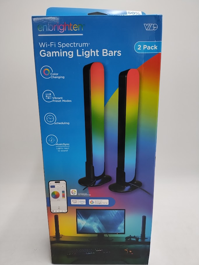 Enbrighten LED Color Light Bar 2pk