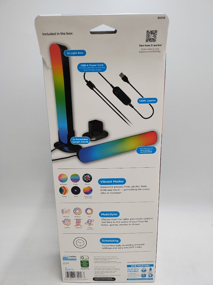 Enbrighten LED Color Light Bar 2pk