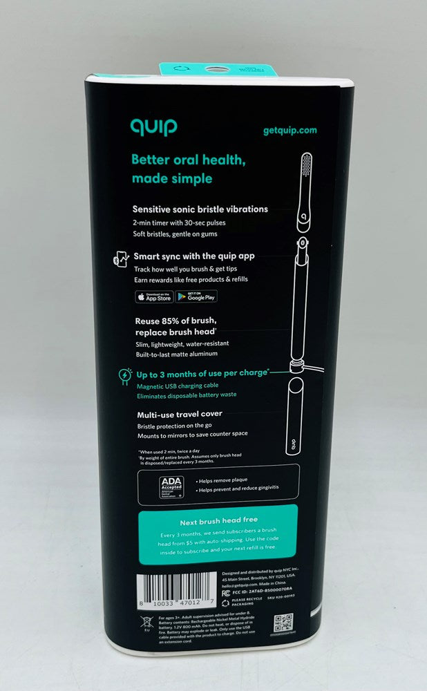 Recharge Smart Black by Quip