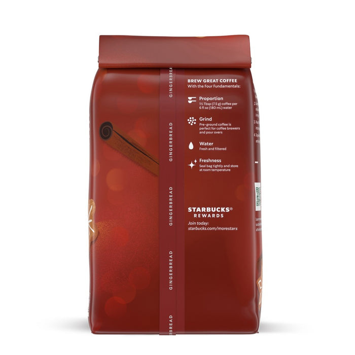 Starbucks Gingerbread Medium Roast Coffee - 11oz