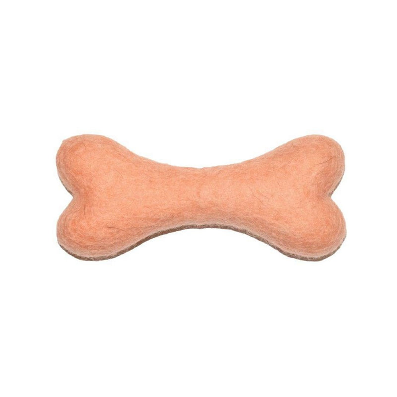 AWOO Bones About It Dog Toy - Peach