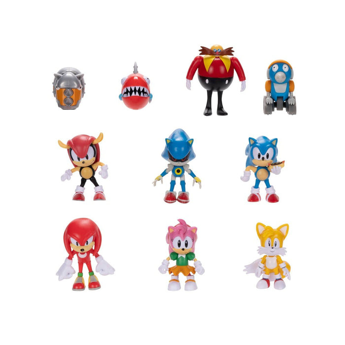 Sonic the Hedgehog Friends & Foes 2.5" Action Figure Set - 10pk