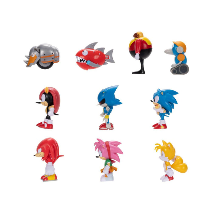 Sonic the Hedgehog Friends & Foes 2.5" Action Figure Set - 10pk