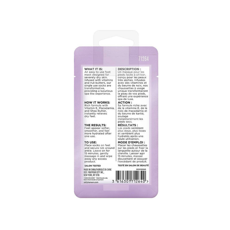 Sally Hansen Spa Collection 71264 Hydrating Foot Mask - 0.88 fl oz