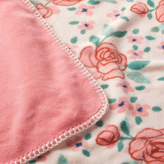 Plush Baby Blanket - Floral Blooms - Cloud Island