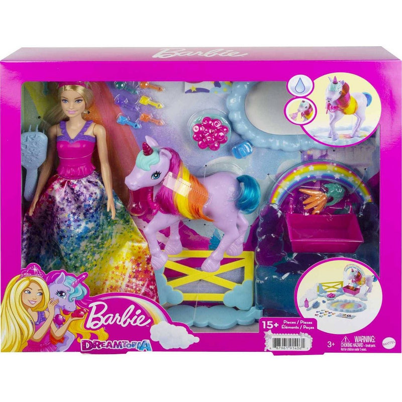 Barbie Rainbow Potty Unicorn Playset