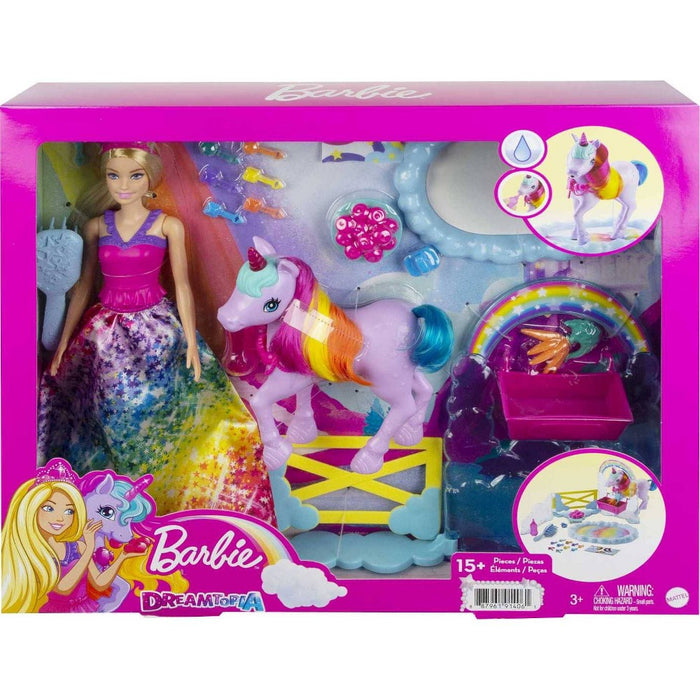 Barbie Rainbow Potty Unicorn Playset
