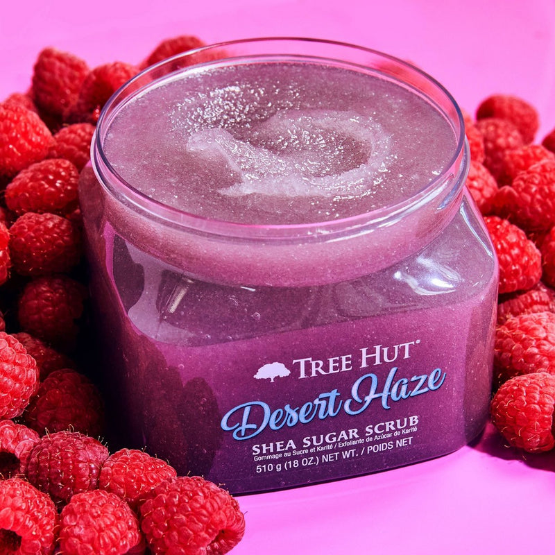 Tree Hut Desert Haze Shea Sugar Raspberry, Jasmine & Lime Body Scrub - 18oz