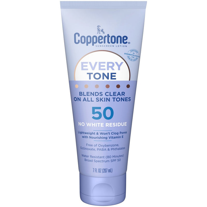 Coppertone Every Tone Sunscreen Lotion - SPF 50 - 7 fl oz