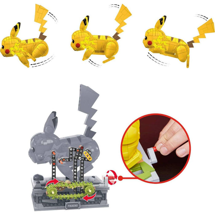 MEGA Pokemon Motion Pikachu Mechanized Building Set - 1092pcs