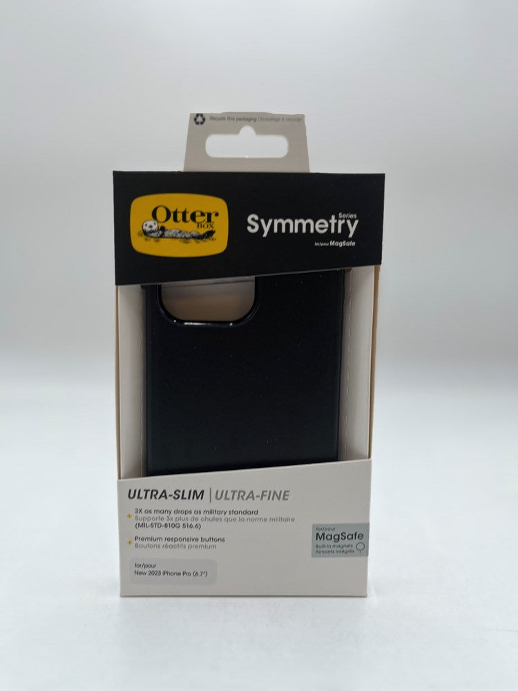 OtterBox Apple iPhone 15 Pro Max Symmetry Series Case with MagSafe - Black