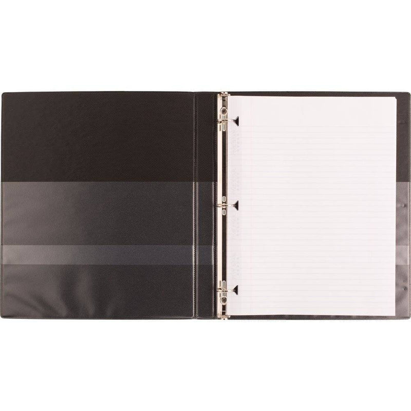 0.5" Ring Binder Clear View Black - up & up