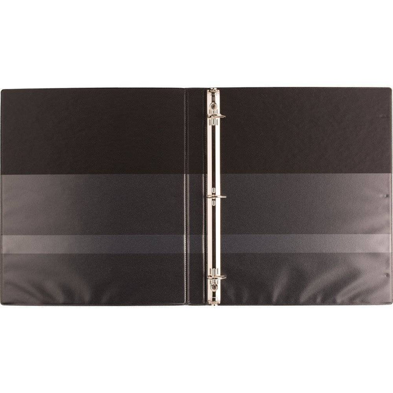 0.5" Ring Binder Clear View Black - up & up