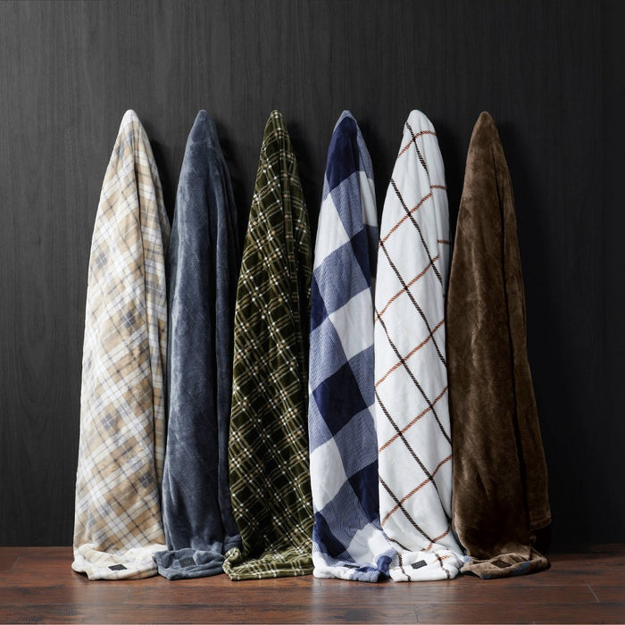 50"x60" Cozy Heated Throw Blanket Deep Brown - Brookstone
