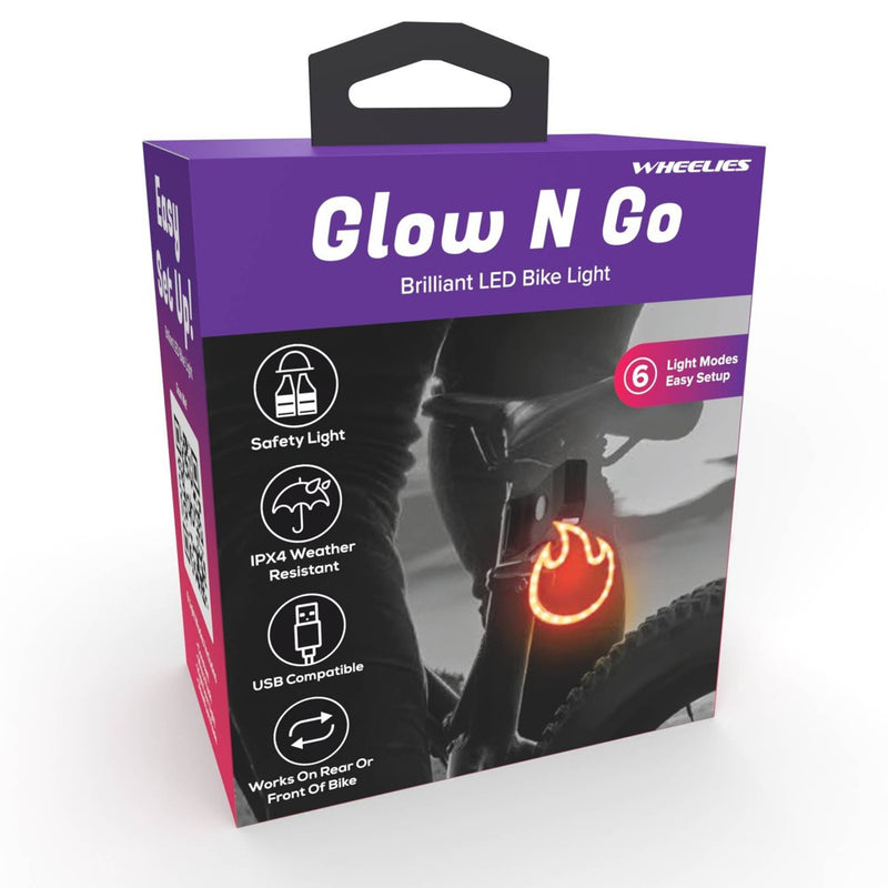 IJoy Glow N Go Brilliant LED Bike Light - Flame