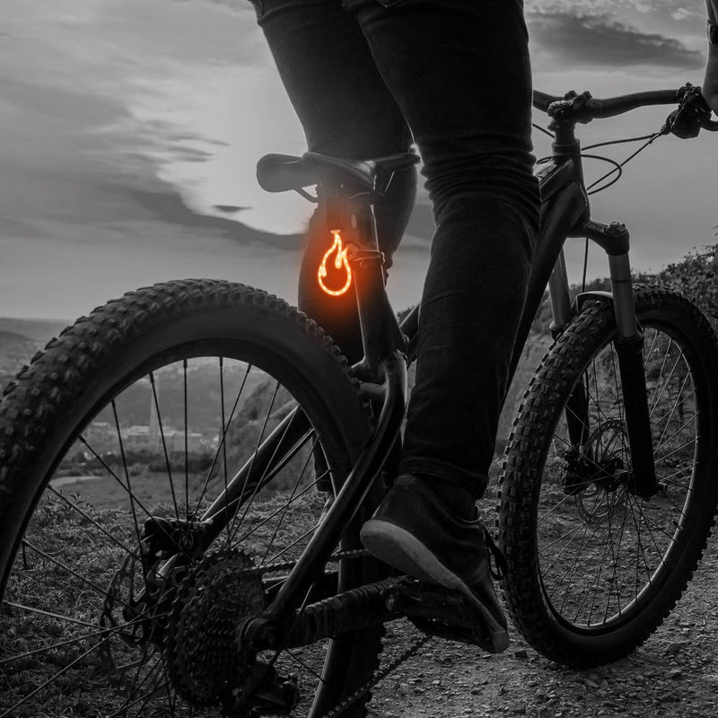 IJoy Glow N Go Brilliant LED Bike Light - Flame