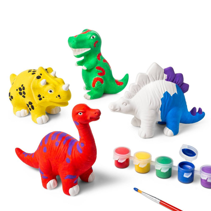 Paint-Your-Own Ceramic Dinosaurs Kit - Mondo Llama
