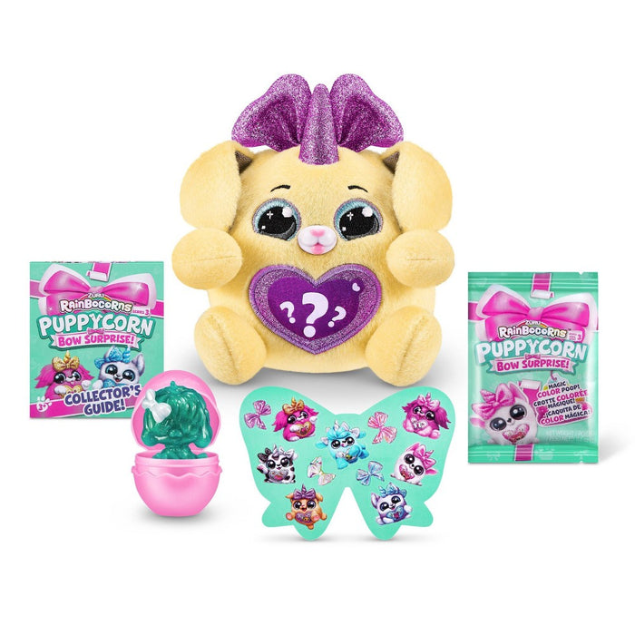 Rainbocorns Puppycorn Bow Surprise Plush Stuffed Animal