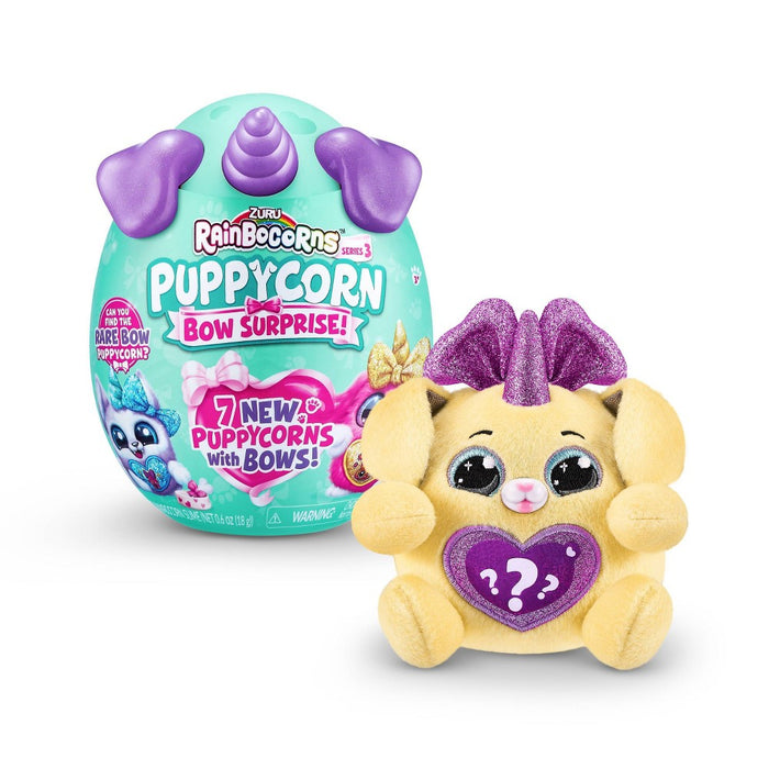 Rainbocorns Puppycorn Bow Surprise Plush Stuffed Animal