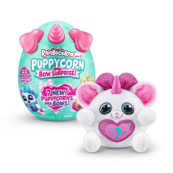 Rainbocorns Puppycorn Bow Surprise Plush Stuffed Animal